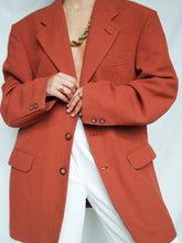 Load image into Gallery viewer, Dark orange blazer - lallasshop
