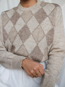 Irina beige knitted jumper