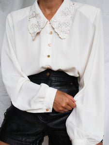 "Grace" vintage blouse (L) - lallasshop