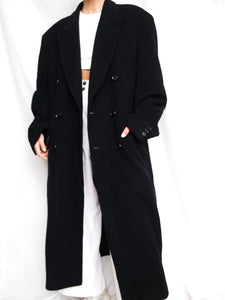 "Chiara" black coat