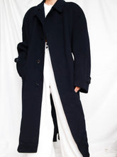 Load image into Gallery viewer, Blue navy maxi coat
