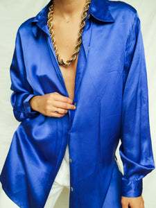 "Majorelle" silk blouse - lallasshop