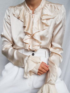 "Nina" silk blouse