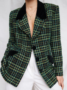 “Noura” tweed blazer