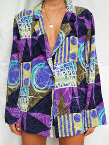 "Tippy" silk blouse (L) - lallasshop