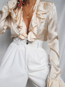 "Nina" silk blouse