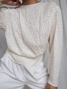 "Misaki" silk blouse (L)