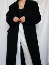Load image into Gallery viewer, ALAIN MANOUKIAN black coat
