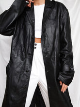 Load image into Gallery viewer, &quot;Nana&quot; leather trench coat (L)
