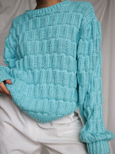 Load image into Gallery viewer, &quot;Sea&quot; knitted jumper
