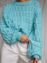 Load image into Gallery viewer, &quot;Sea&quot; knitted jumper
