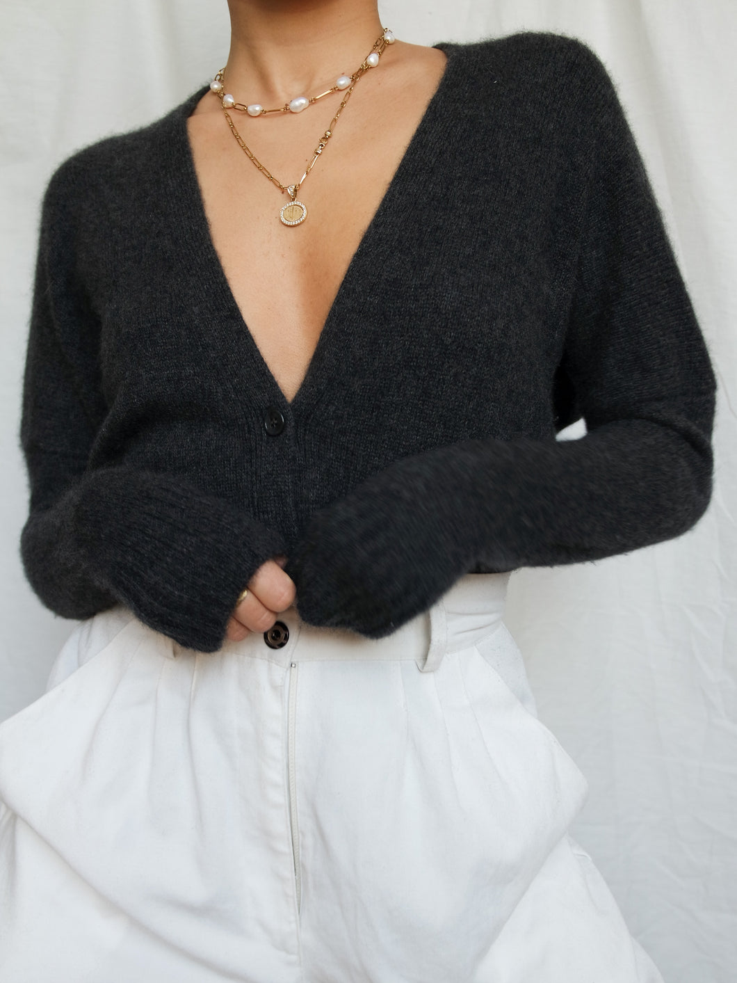 ESSENTIEL knitted cashmere cardigan