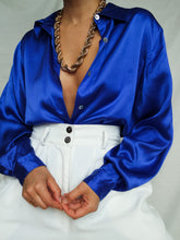 Load image into Gallery viewer, &quot;Majorelle&quot; silk blouse - lallasshop
