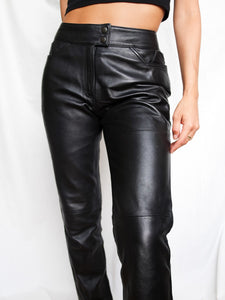 "Grace" leather pants - lallasshop