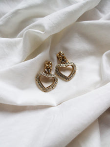 "Heart" clip on earrings
