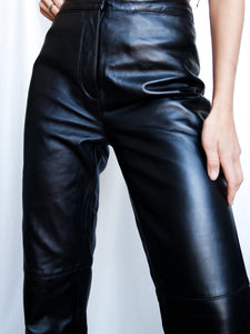 "Nina" leather pants