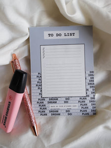AMBITIOUS TO DO LIST