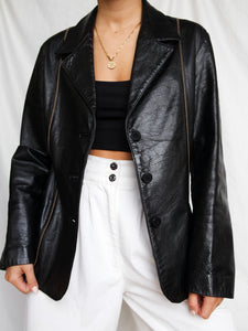 "LEONARDO" leather jacket (S men)