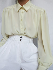 "Lilla" soft pastel blouse (36)