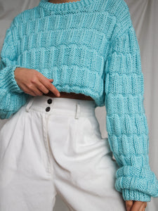 "Sea" knitted jumper